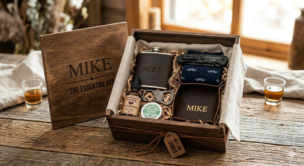 Groomsmen Gift Box, Bath and body essentials for men, African Wedding Souvenir